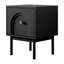 Bedside table LIBERTY nightstand with gold handle-902915111