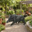 Statue de jardin en résine simulée, décoration intérieure et extérieure