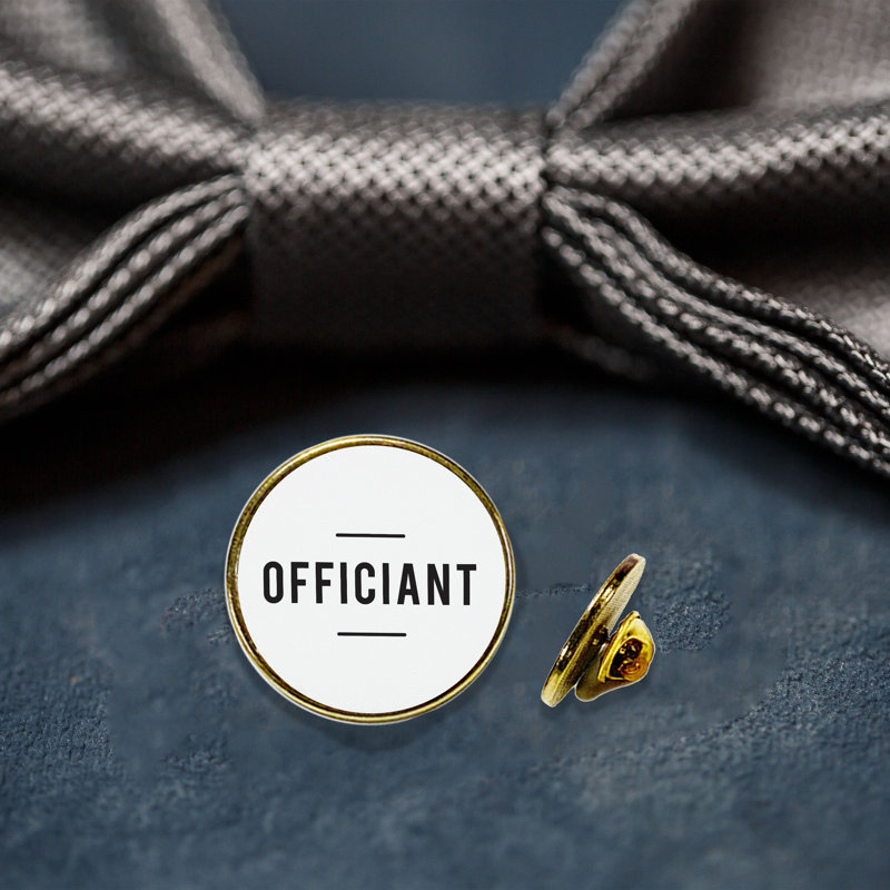 Épinglette Officiant en émail