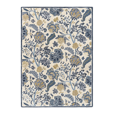 Hand Tufted Floral Area Rug