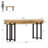 Modern-Style Console Table With Long Sofa Design, Perfect For Office And Home Display Shelves, Space-Saving And Stylish.-1349554167