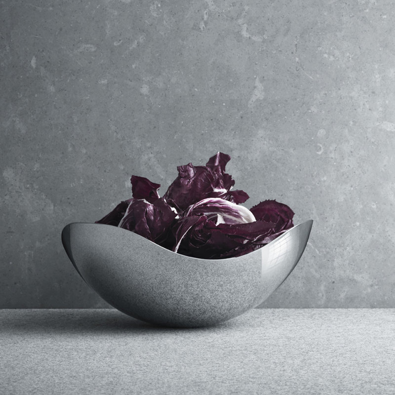 Bloom Fruit Bowl, 4.33" H x 10.24" W x 10.24" D