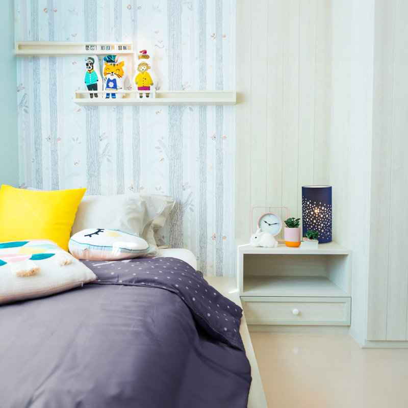 Rakha Fabric Novelty Lamp, Midnight Blue