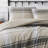 Flannel Box Stitch Plaid Comforter Set-61202122