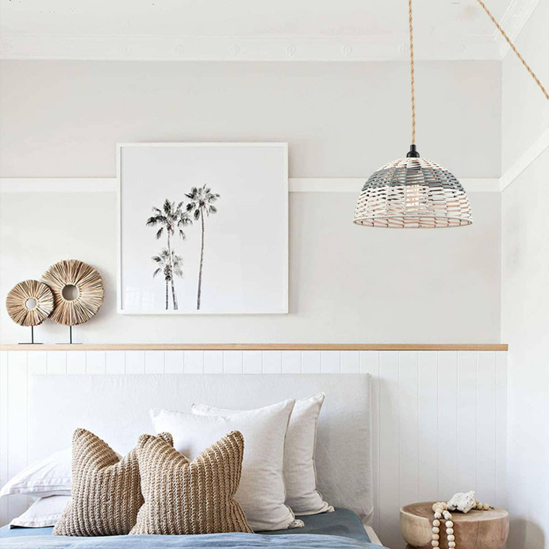 Luminaire suspendu en dôme avec interrupteur Farmhouse