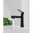 Matte Black Single Handle Bathroom Faucet For 1 Or 3 Holes ,Fountain And Flow Mode Two-In-One Function,Deck Mount Laundry Vanity Sink Faucet With Two 9/16" Hoses-117992850