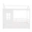 Lit simple style maison, blanc