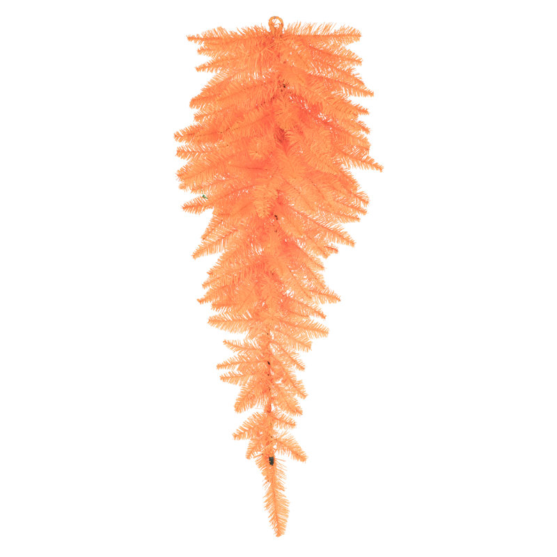 Faux Fir Swag, Orange