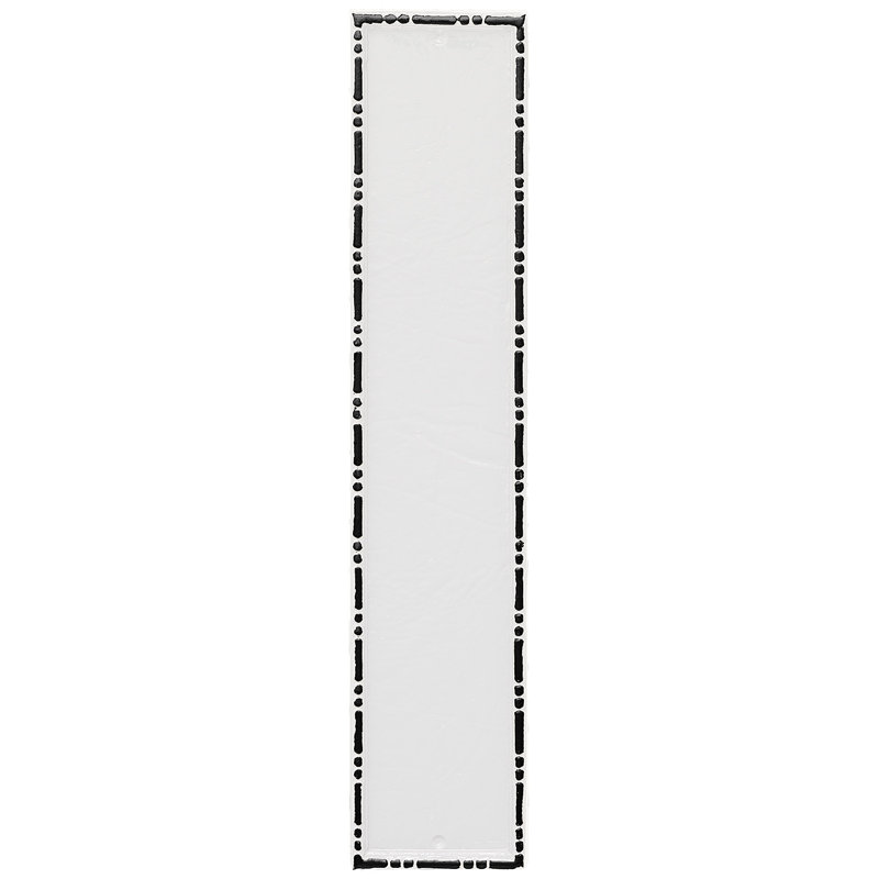 Plaque d’adresse murale sur 4 lignes lincoln, White / Black, Oui