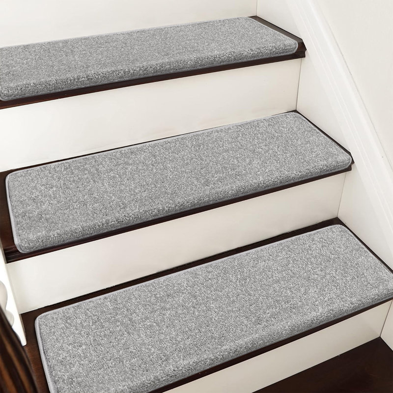 Ensemble de 14 marches d'escalier Monterey, Gris clair, 14