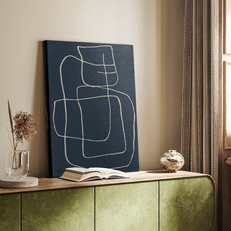 Shapes and Night Sky II - galerie sur mesure Cavas, H 18 po x l 12 po