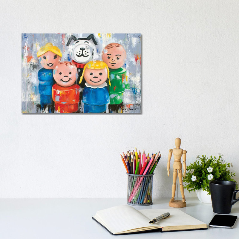 A Little Character Goes A Long Way by Tara Gamel - Wrapped Canvas Gallery-Wrapped Canvas Giclée