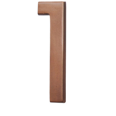 4'' H Brass House Number