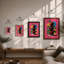 Stacked Red Apples Modern - Framed Print-532966536-532966542