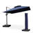 10' Square Cantilever Umbrella with Base and Umbrella Cover with Zipper-1375373497