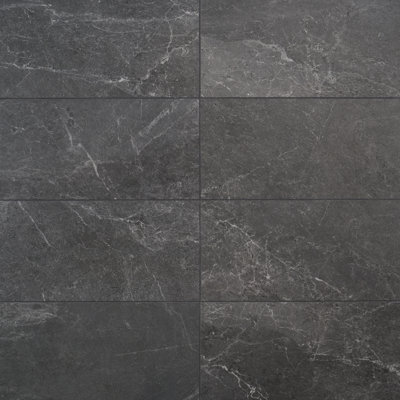 Carreau de porcelaine mate pour plancher et mur 11,81 po x 23,61 po Limetech (17,43 pieds carrés / caisse)
