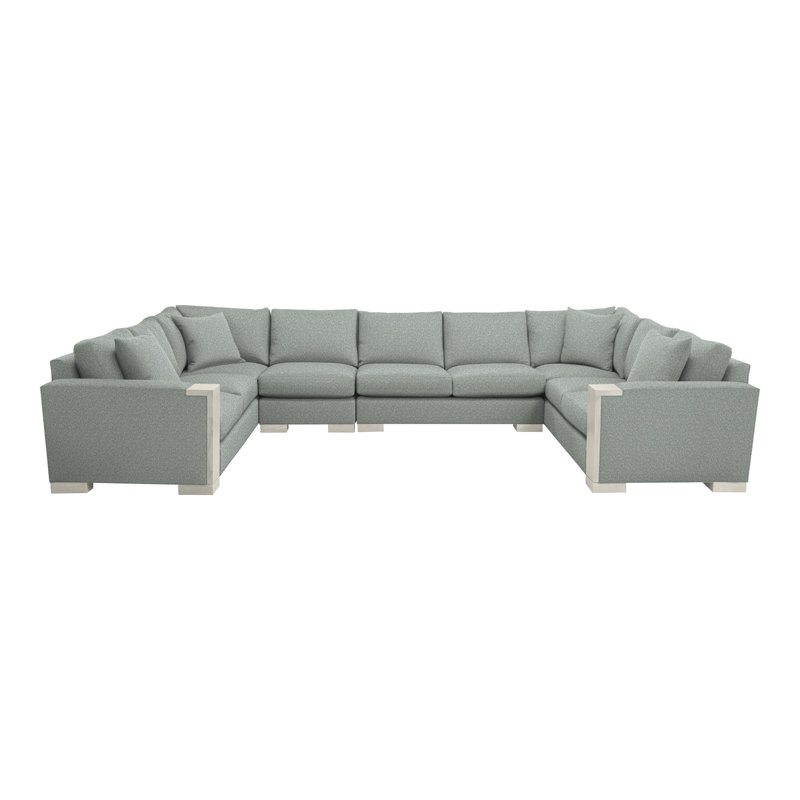 Abingdon By Michael Weiss Upholstered Sectional Symmetrical, Tuck Water, Wrenn