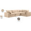 Canapé modulaire rembourré 4 pièces Hinrich-98917402