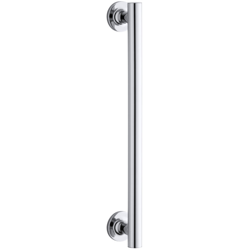 Purist Pivot 2 - Piece Bathroom Hardware Set, Bright Polished Silver