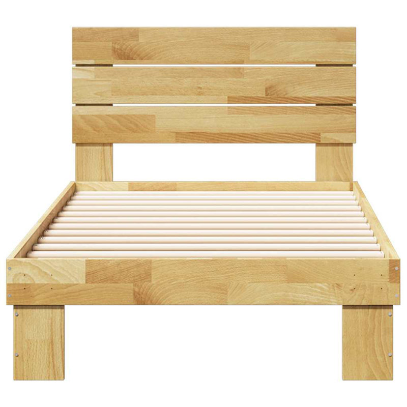 Solid Wood Bed, Single (3')