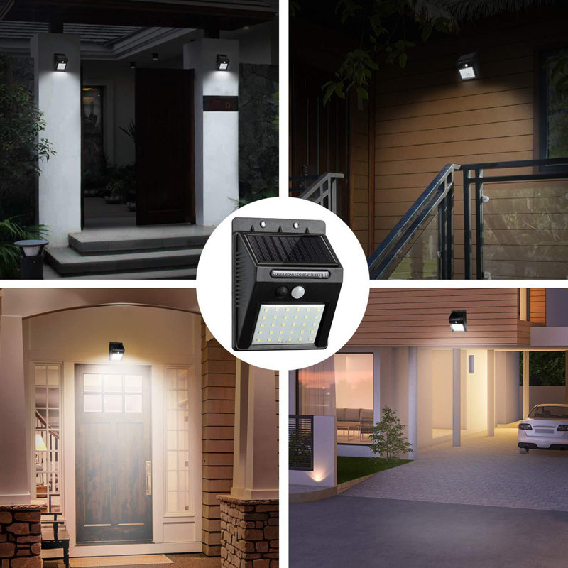 Solar Security Lights Outside with Motion Sensor Outdoor Lights Waterpfoof