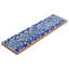 Captain Riptide 2" x 8" Ceramic Specialty Trim in Blue/White