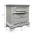 Grey 3-Drawer Nightstand, Nightstand