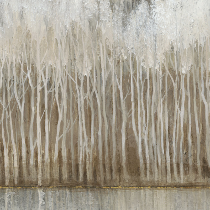 Whispering Trees II by Timothy O' Toole - Painting on Canvas, 76cm H x 76cm W, Wrapped Canvas