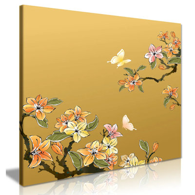 Traditional Chinese Oriental - Wrapped Canvas Painting