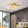 Shawntae 3-Light LED 50W Modern Flush Mount Ceiling Fixture Remote Dimmable