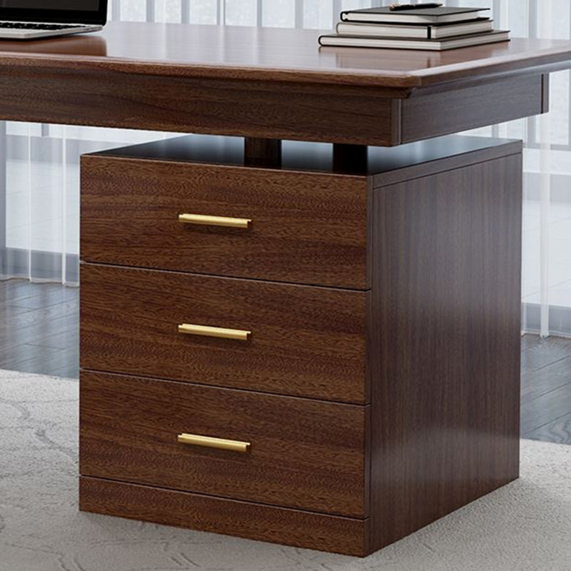 Bureau en noyer massif avec tiroirs, H 29,13 po x l 70,87 po x P 29,53 po