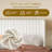 Velvet Bed Frame/Vertical Channel Tufted Wingback Headboard/Upholstered Platform Bed/No Box Spring Needed/Strong Wooden Slats/Easy Assembly/White-199102083
