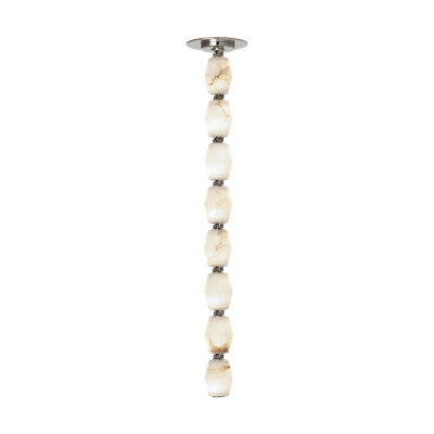 Sean Lavin Collier 24 Pendant in Bronze with Alabaster shade