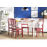 Littell 4 - Person Solid Wood Top Four Leg Dining Set