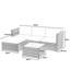 Rattan Garden Sofa Set With Glass Top Coffee Table-1615640619-1615640620