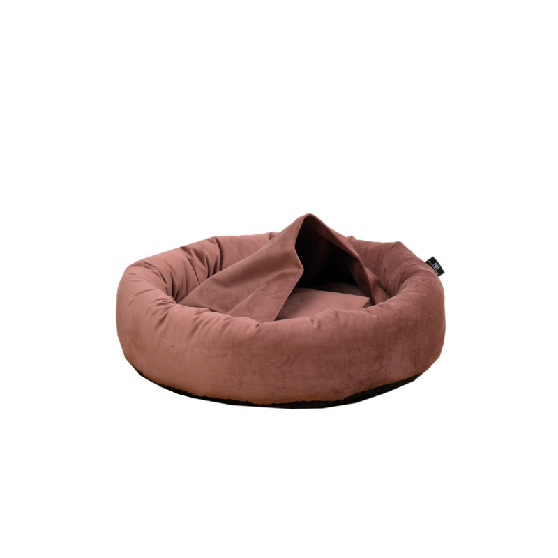 Polyester Pet Bed, Medium (50cm W x 50cm D x 15cm H), Rose