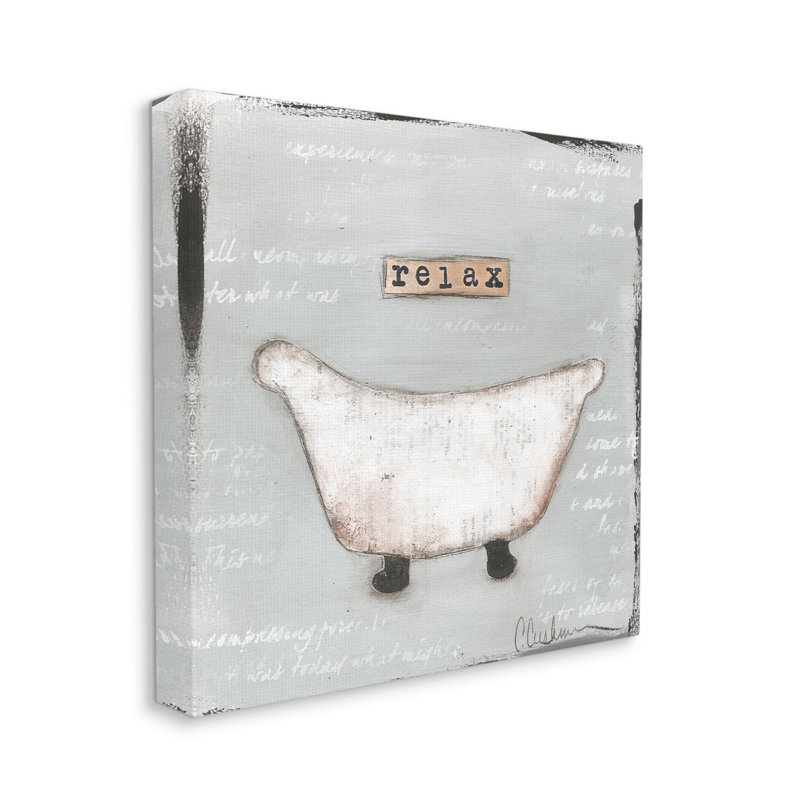 Relax Relax Bath Pastels Bath, L 24 po x H 24 po, Toile tendue