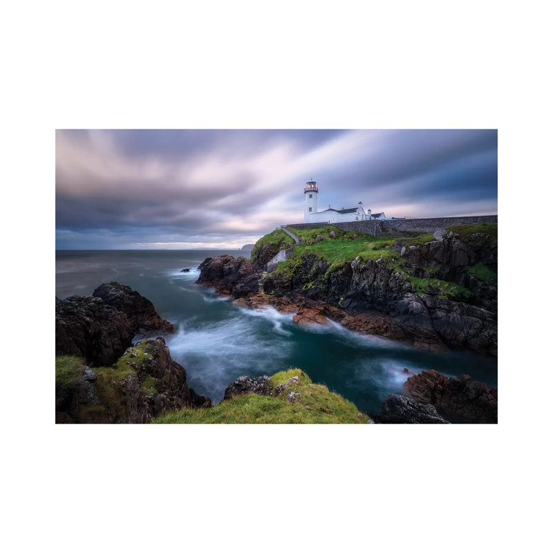 Fanad Head Lighthouse by Daniel Fleischhacker - Print on Canvas, 66.04 cm H x 45.72 cm W x 1.91 cm D, Wrapped Canvas