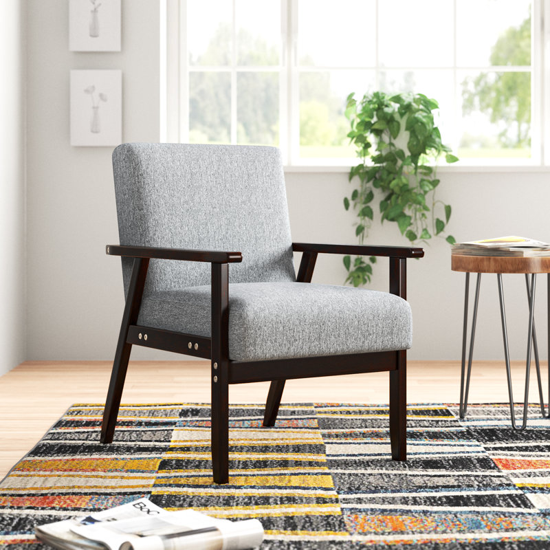 Fauteuil Avanelle, Gris 100% lin