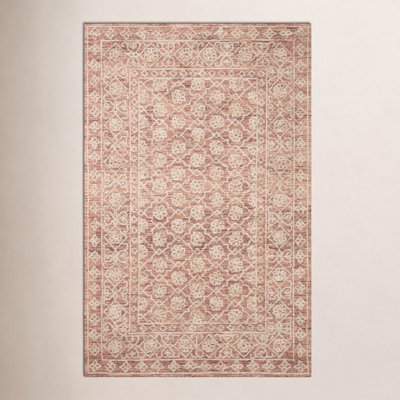 Millcreek Rust Brown Hand-Tufted Wool Oriental Rug