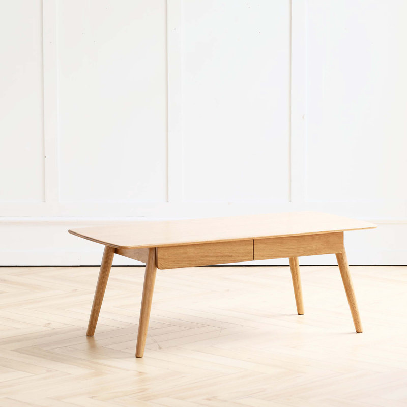 Solid Wood Multi-Use Table, Coffee Table & Study Desk with Storage Shelf