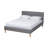 Ciena Upholstered, King Unfinished Platform Bed, Gray 38.65'' H X 78.50'' W X 86.41'' L-1926201937