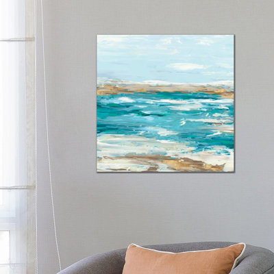 Sea Side III by Eva Watts - Wrapped Canvas Painting