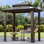 Pavillon de jardin d'extérieur en aluminium de qualité supérieure