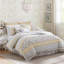 Ensemble d'édredon 9 pièces en percale de coton jaune grand-117539352