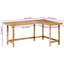 Modale L-Shaped Solid Wood Executive Desk