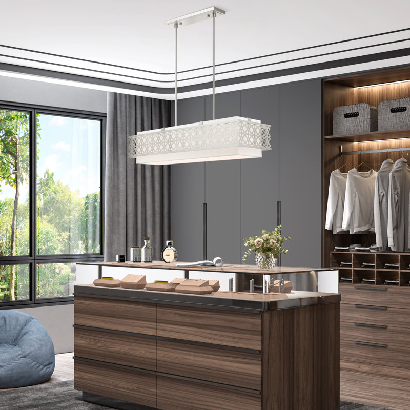 Eraman 6 - Light Pendant, Brushed Nickel