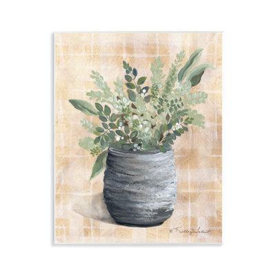"Botanical Herbs Pottery", art mural par Kelley Talent