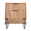 Table de chevet brun doré pour chambre à coucher-429734716