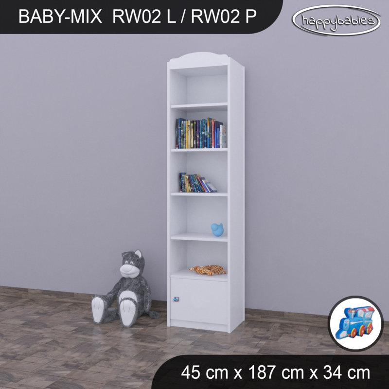 187cm H X 45cm W Kids Cube, White